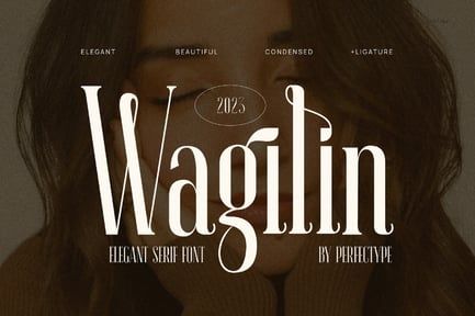 Wagilin Elegant Serif Font Typeface