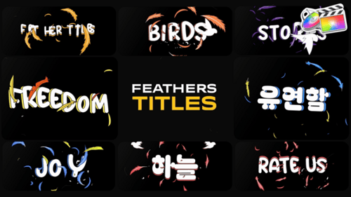 Feathers Titles | FCPX