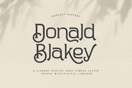 Donald Blakey Retro Serif