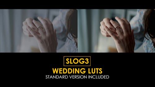 Slog3 Wedding and Standard Color LUTs