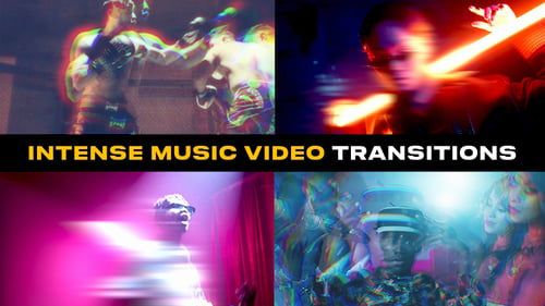 Intense Music Video Transitions | After Effects