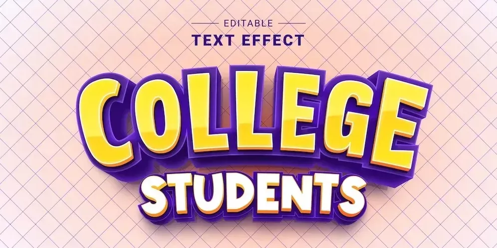 Editable 3D Cartoon Text Effect