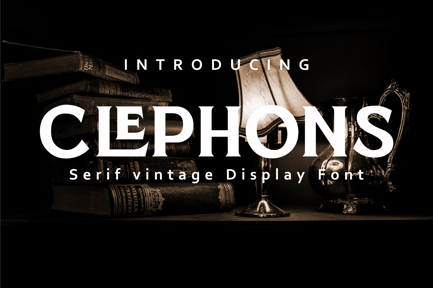 Clephons – Serif Vintage Display