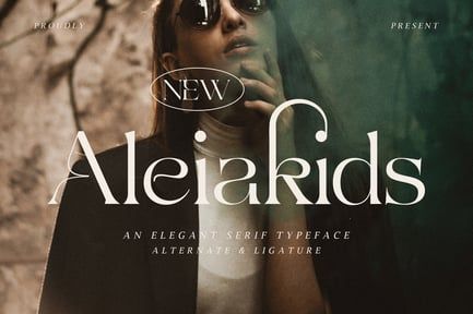 Aleiakids – An Elegant Serif Typeface