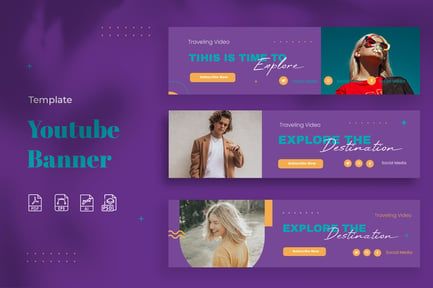 Youtube Channel Cover Template