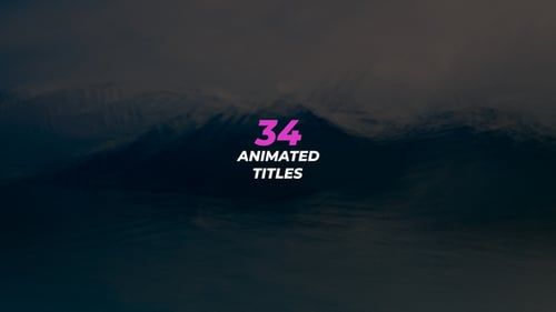 Animated Titles Pack | MOGRT