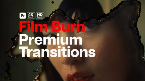 Premium Transitions Film Burn for Premiere Pro