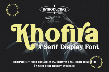 Khofira – Serif Display Font