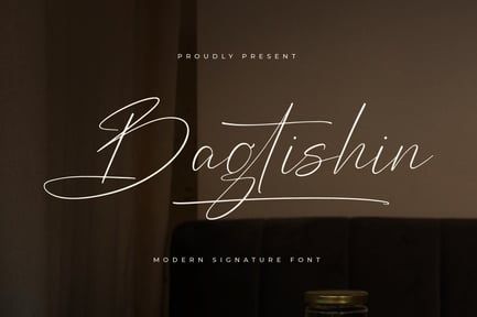 Bagtishin Modern Signature Font