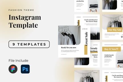 Instagram Template for Clothes Elegant