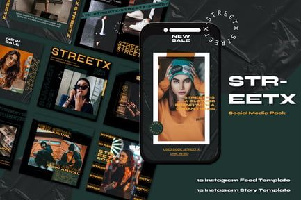 STREETX Instagram Template