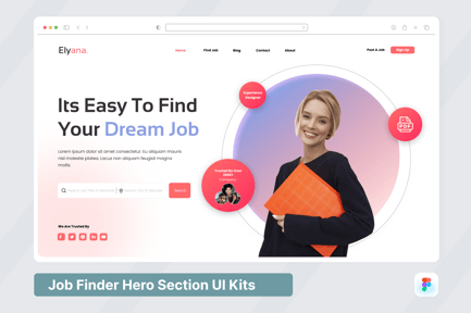 Elyana – Job Finder Hero Header