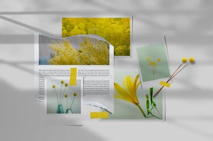 Photo Collage Mockup Template