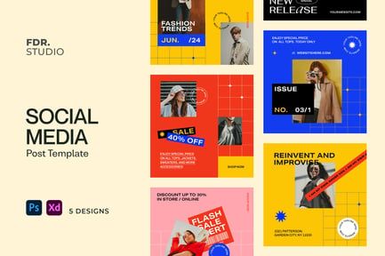 Fashion Sale Social Media Template