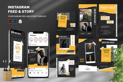 Kratoms – Instagram Feeds & Stories Pack