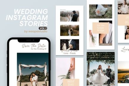 Wedding Instagram Stories Vol 1