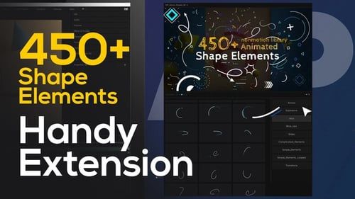 Shape Elements Pack | Extension 450+ Elements