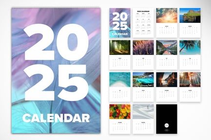 A3 Wall Calendar 2025