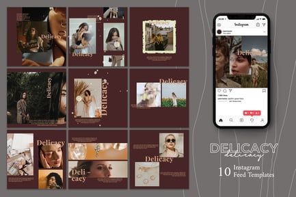 Delicacy – Instagram Post Template