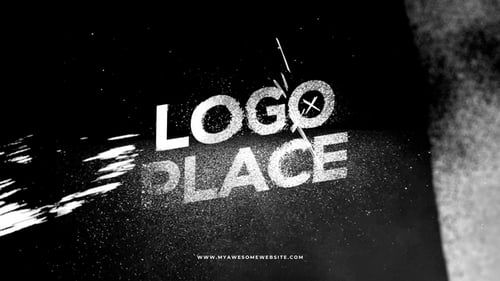 Brush Stroke Grunge Logo