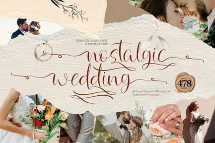 NCL Nostalgic Wedding – Script Romantic Font