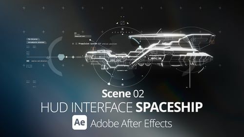 HUD Interface Spaceship 02 Ae