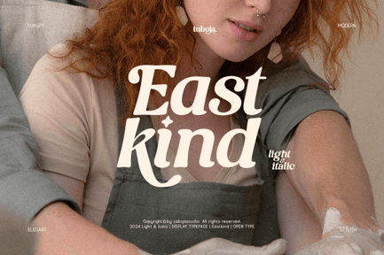 East Kind – Light & Italic Serif