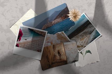 Photo Collage Mockup Template