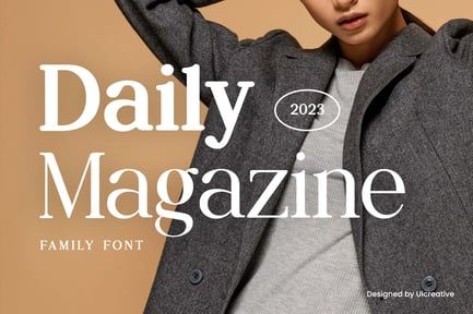 Daily Magazine Serif Display Font