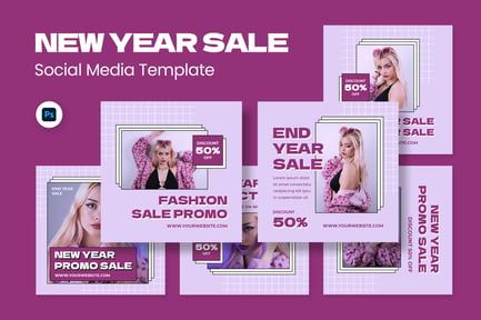 New Year Sale Template