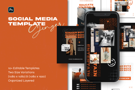 Instagram Templates – Ginger