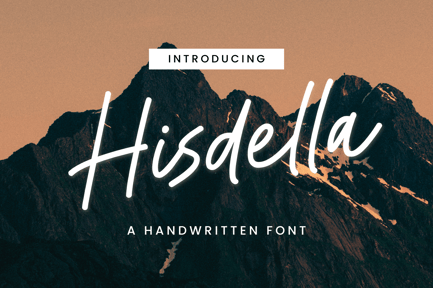 Hisdella – A Handwritten Font