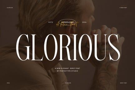 Glorious Elegant Serif Font Typeface