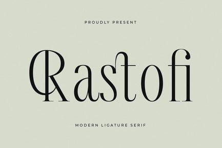 Rastofi Modern Serif Font