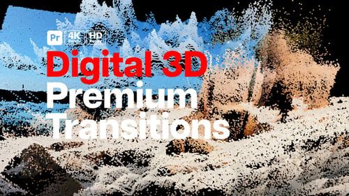 Premium Transitions Digital 3D for Premiere Pro