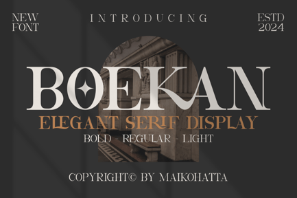 Boekan – Elegant Serif Display