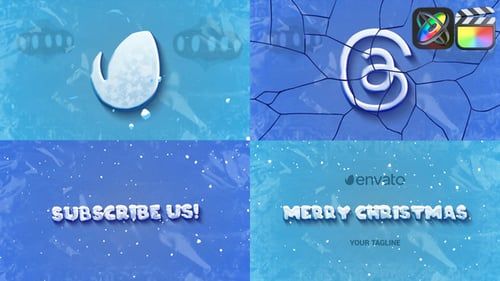 Christmas Ice Logo for FCPX