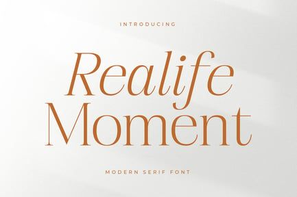 Realife Moment Modern Serif Font