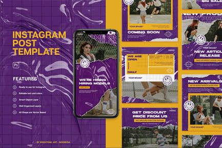 Pakerstics – Instagram Post Template