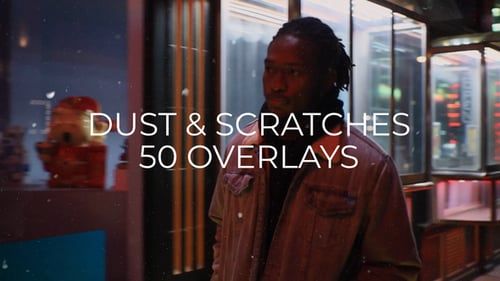 50 Dust & Scratches Overlay | Premiere Pro