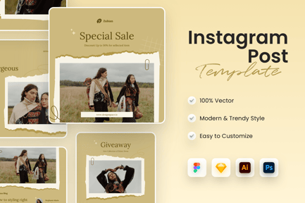 Fashion Instagram Post Template