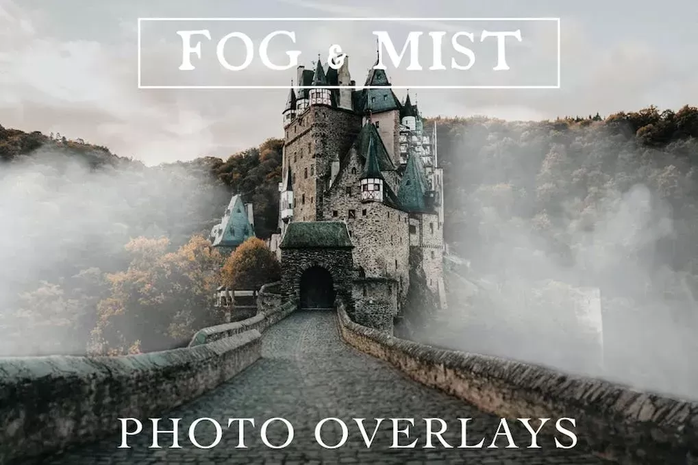 30 Real Fog and Mist Photo Overlays