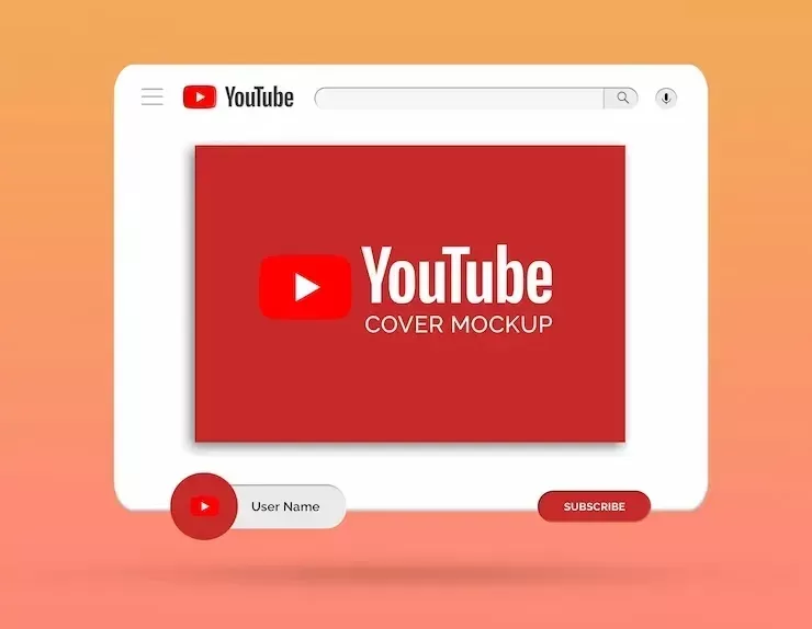 Youtube video cover mockup