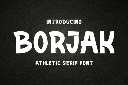 Borjak – Athletic Font