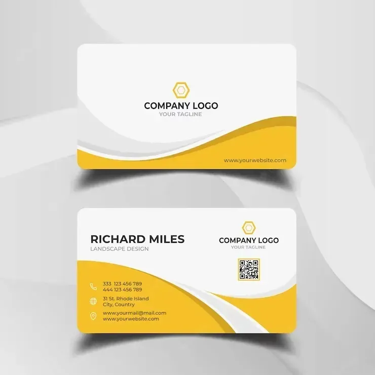 Modern business card design template