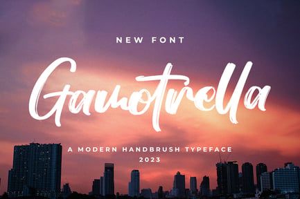 Gamotrella – Brush Font