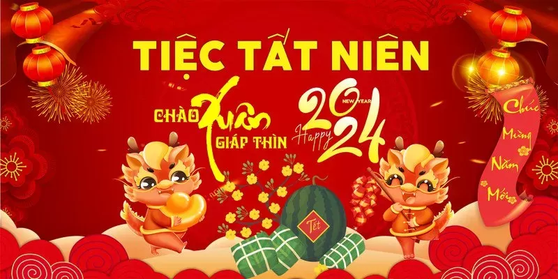 Banner Tiệc Tất Niên Chào Xuân 2024 CDR