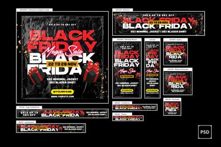 Black Friday Sale Banners Ad