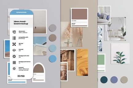 Ideas Moodboard Mockup