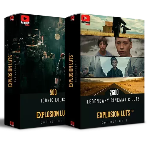 EXPLOSION™ Cinematic LUTs Collection 1&2